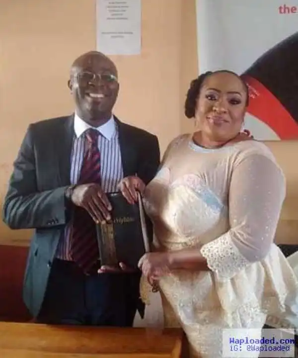 Photos: Foluke Daramola & Kayode Salako Take Their Love To The Registry